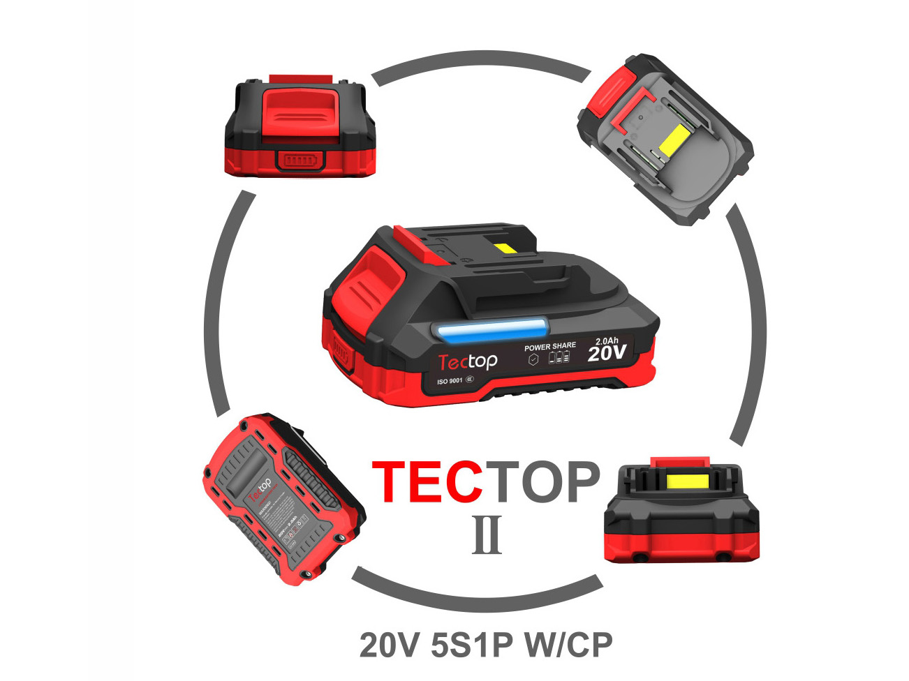 TT2-20V-5S1P-W/CP-18650-1.5/2.0/2.5/3.0Ah