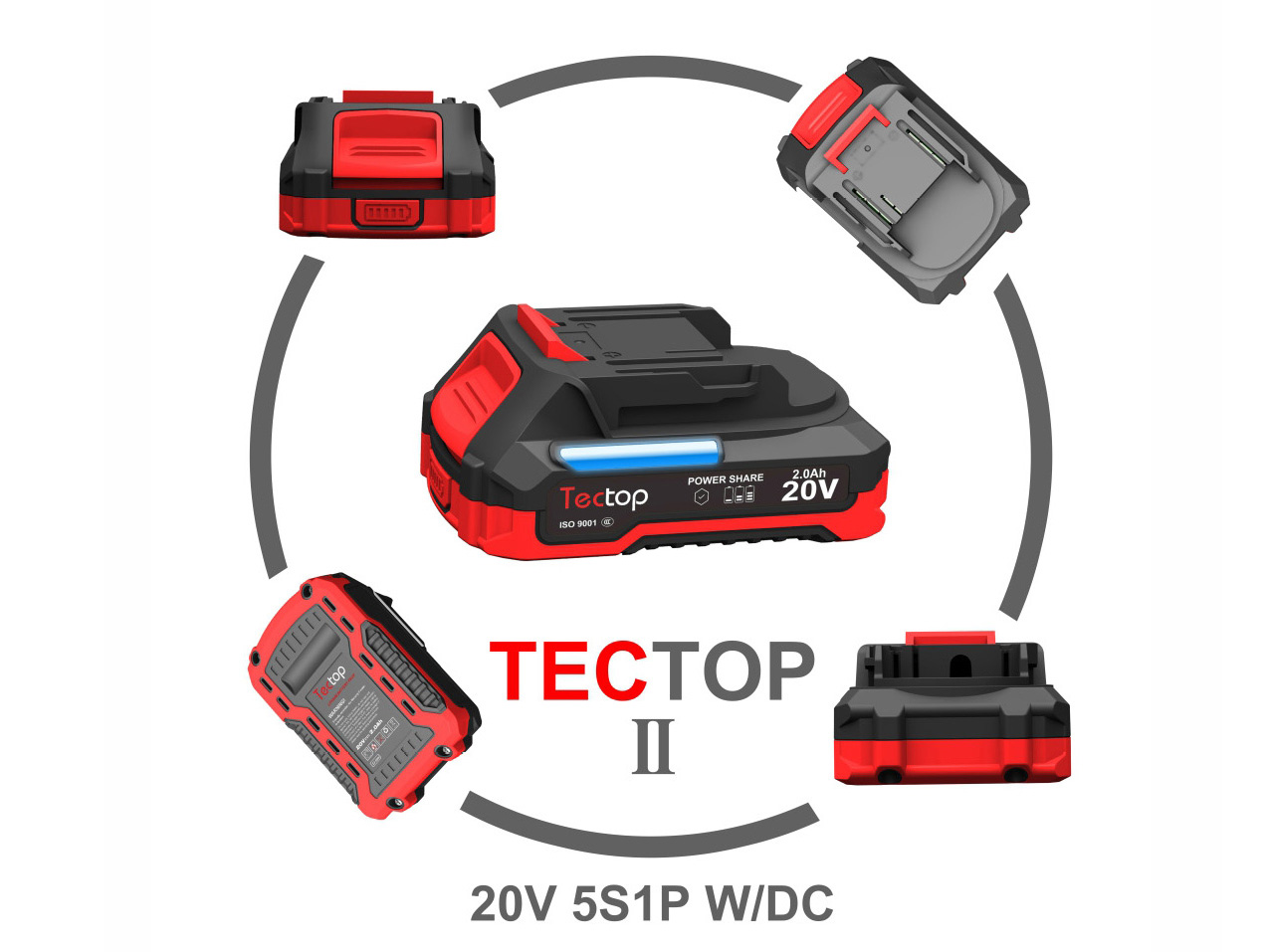 TT2-20V-5S1P-W/DC-18650-1.5/2.0/2.5/3.0Ah